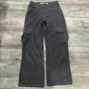 Tinseltown Charcoal Corduroy Trousers